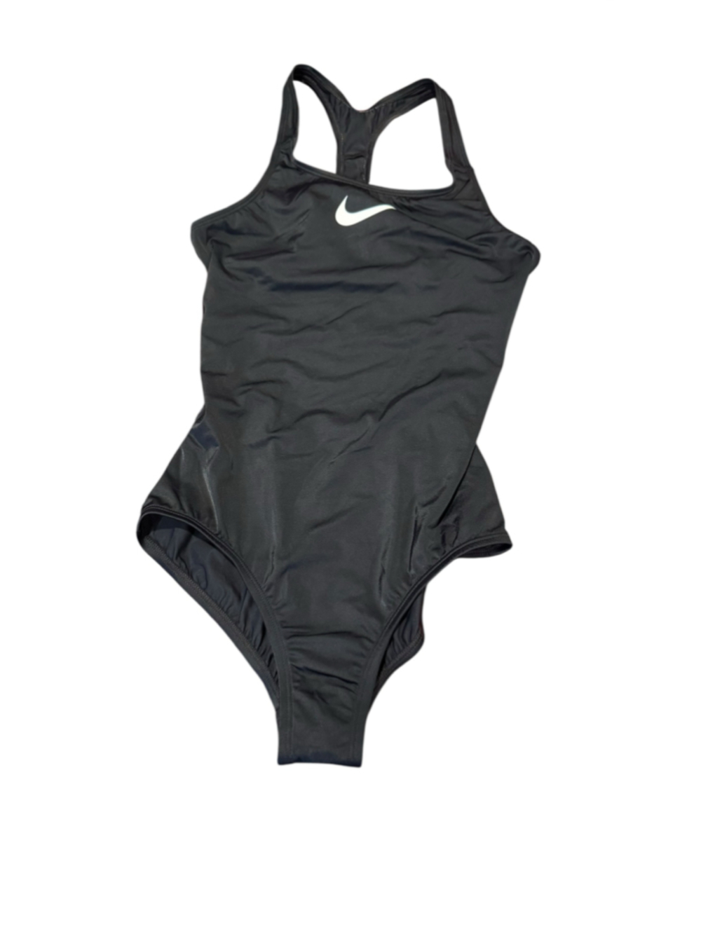 Girls Nike One Piece Swimsuit Black White Size L
